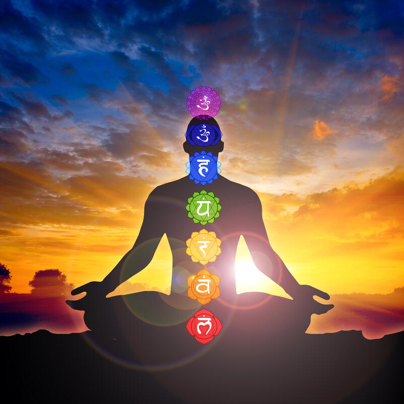 Anita Vyas Image of Anita Vyas with crystal singing bowls